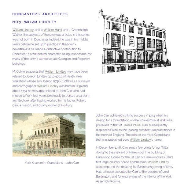 Doncaster Civic Trust Newsletter Archive