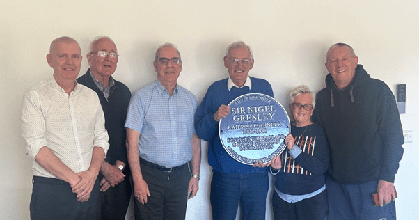Sir Nigel Gresley Plaque Handover