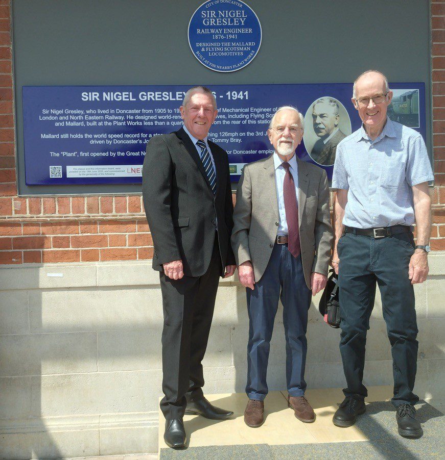 gresley-plaque-1 Gresley Plaque and Information Board Unveiling