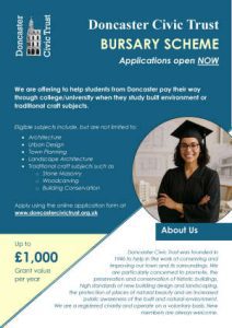 Student Bursary Scheme Poster - Click to open full size pdf DCT Bursary Flyer 2025